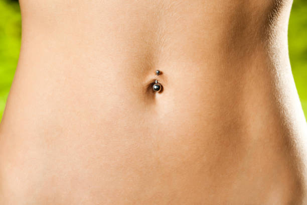 istock Perfectly shaped female stomach 160558516