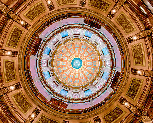 Capitol dome interior - fotografia de stock