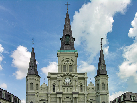 The St. Louis Cathedral in New Orleans, Louisiana