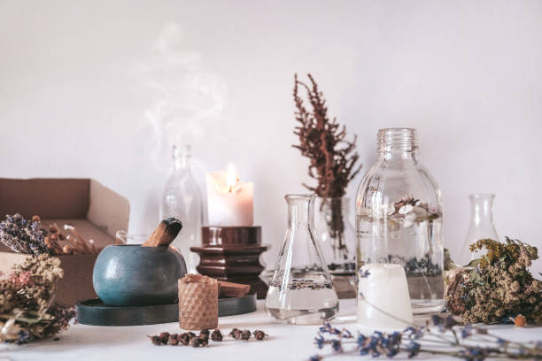 istock Aromatherapy,esotericism,occultism,herbal gathering and drying,aesthetic herbal pharmacy,organic alternative medicine,herbalism,incense  mental health,herbal pharmacy,aesthetics organic herbs incense 1605611233