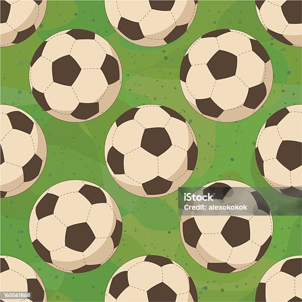 Ilustración de Soccer Pelotas Sin Costuras De Hierba y más Vectores Libres de Derechos de Abstracto - Abstracto, Blanco - Color, Campeonato deportivo