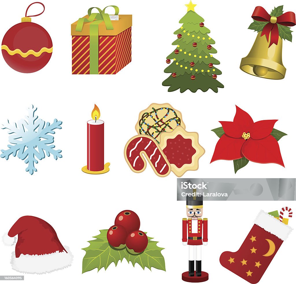 Iconos de Navidad - arte vectorial de Cascanueces - Utensilios de cocina libre de derechos