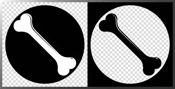 Vector illustration of Bone icon