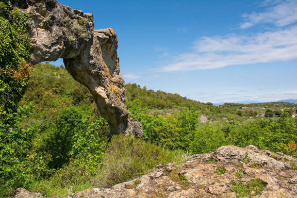 istock Kolac Rock Arch on Brac Island, Croatia 1605652646