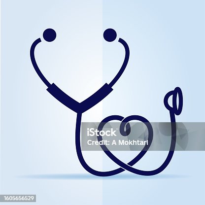 istock Stethoscope icon. 1605656529