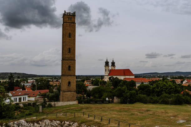 Lookout tower in Tata, Hungary