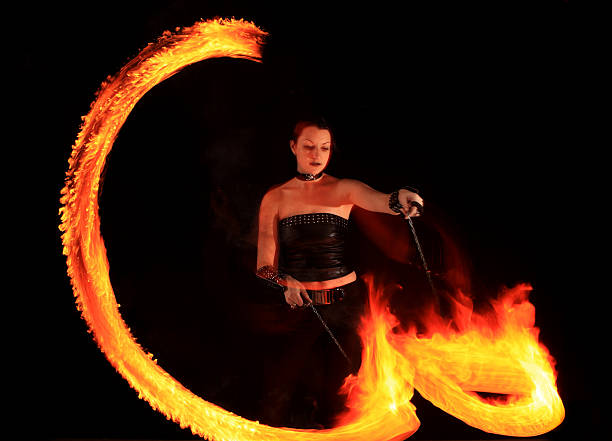 istock Woman holds in his hand the fire 160566883