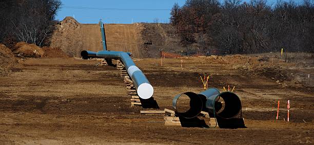 Pipeline Construction stock photo