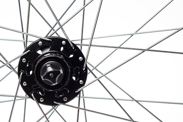 istock Close-up Bicycle Hub and Spokes - Horizontal 160571073