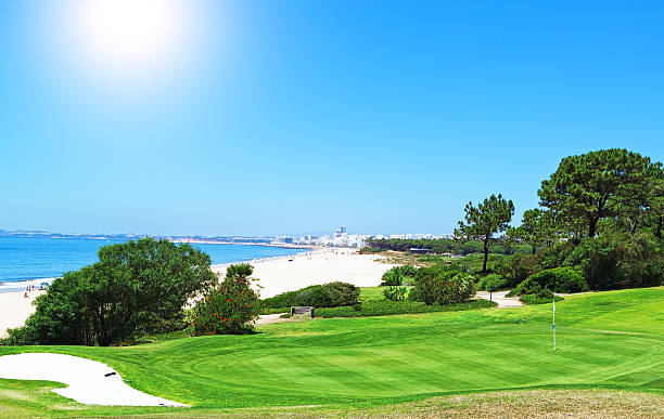 istock Golf course near the beach in Portugal. Summer. 160572309