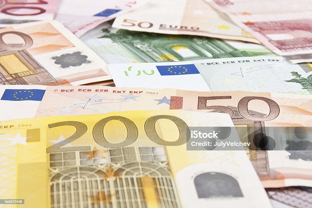 Fundo de Euros - Royalty-free Cultura Europeia Foto de stock