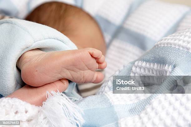 Babys Feet And Toes Showing Heel Prick Stock Photo - Download Image Now - Human Foot, Baby - Human Age, Ankle