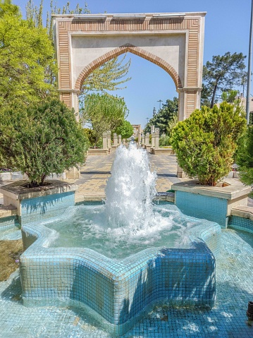 Nestled in a tranquil corner of nature's embrace, there lies a hidden oasis—a picturesque pond adorned with a mesmerizing fountain that dances with elegance and grace.