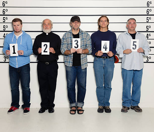 istock Men in a Police Lineup 160577155