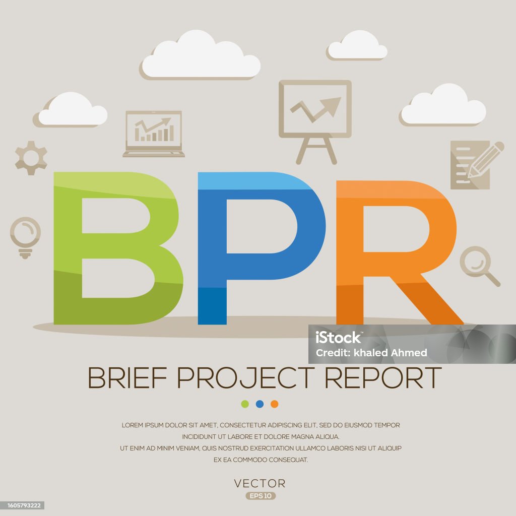Bpr Vector Bpr Brief Project Report Stock Illustration - Download Image Now ...