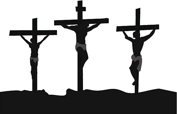 Wielkanoc Trzech Krzyży – artystyczna grafika wektorowa