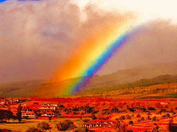 Rainbow Over Maui Memories of Maui and the raw beauty natural pattern pattern nature rock stock pictures, royalty-free photos & images