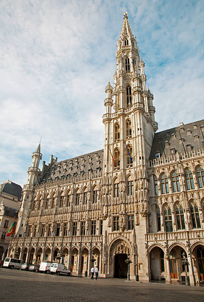 istock Brussels - The main square and Town hall in morning 160583590