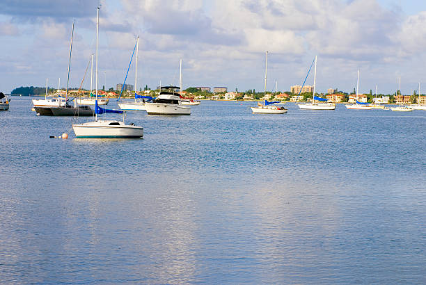 istock Sailboats in a Bay 160583596