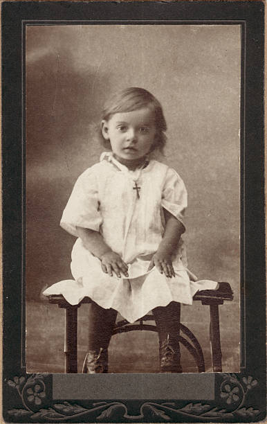 retrato de criança - victorian style fotos - fotografias e filmes do acervo