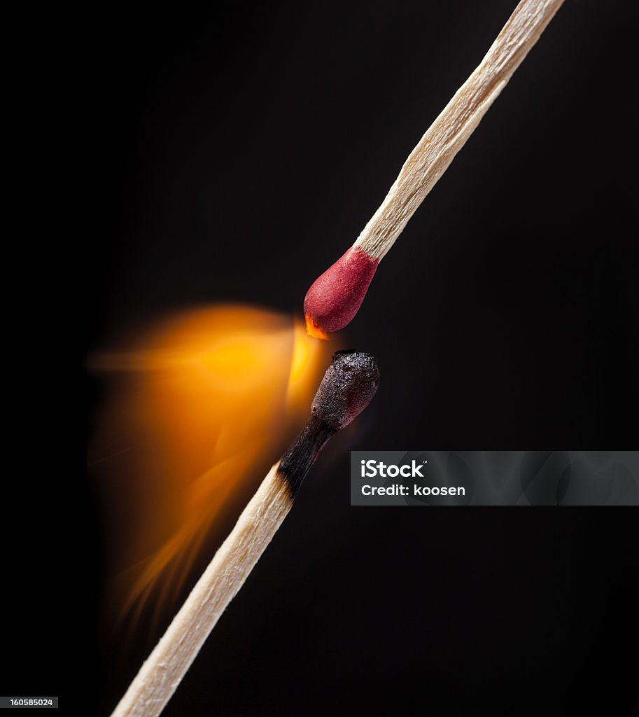 Iluminación un partido - Foto de stock de Calor libre de derechos