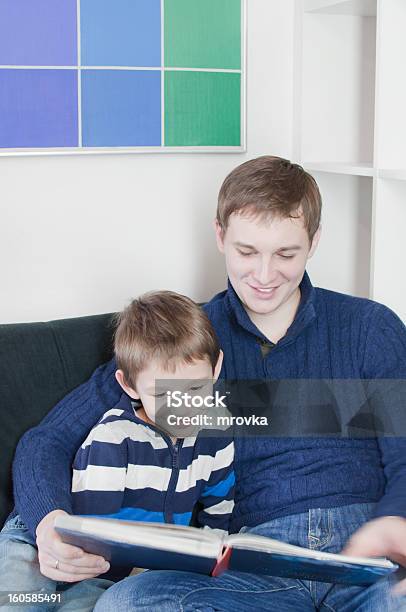 Family Stock Photo - Download Image Now - Boys, Father, Reading