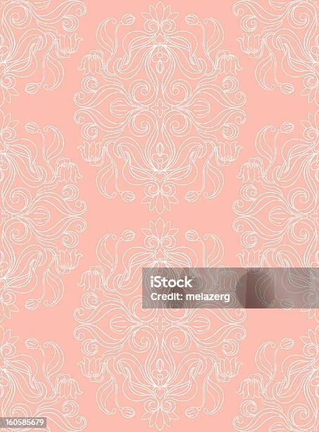 Pink Natural Pattern Pink Floral Pattern Stock Illustration - Download Image Now - Abstract ...