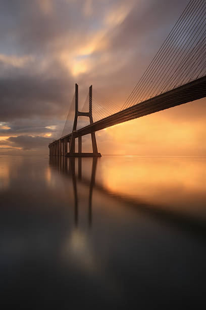 istock Modern bridge and an elegant work of architecture 160585698