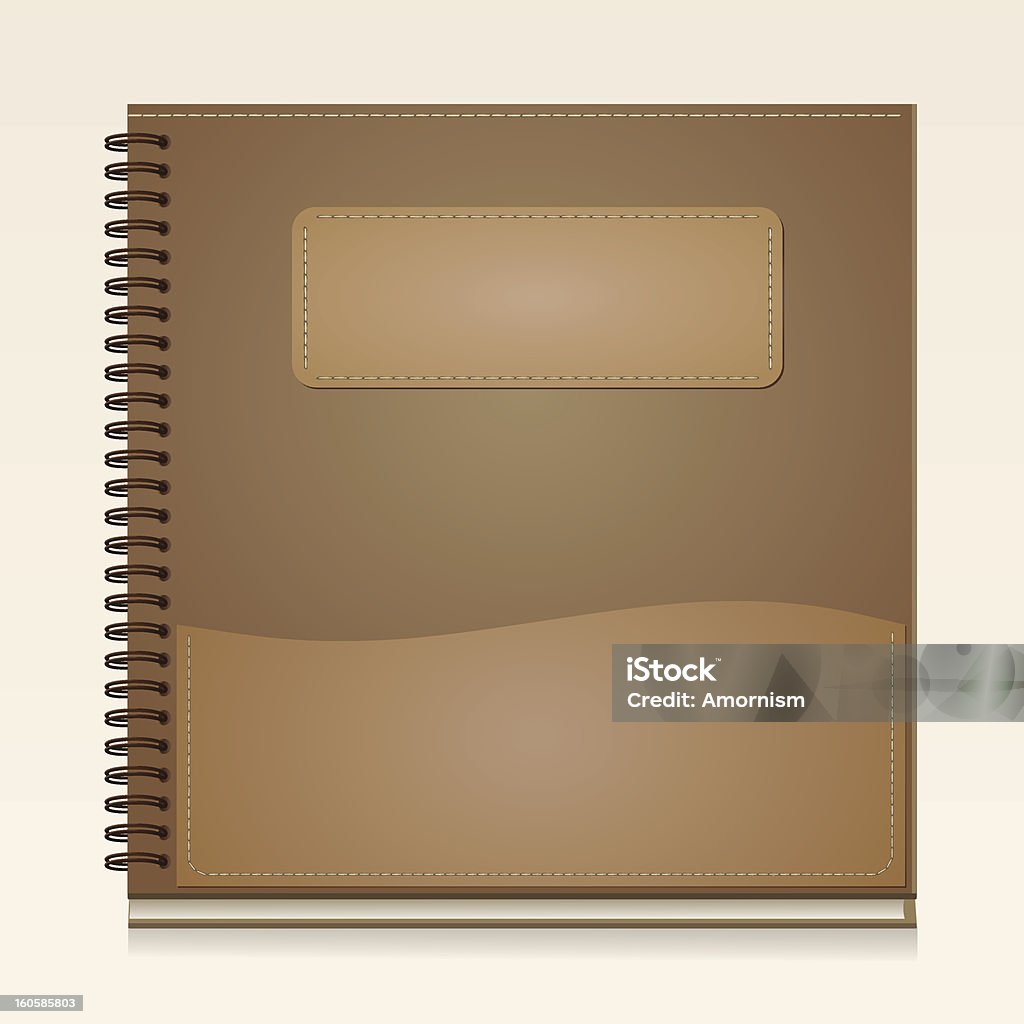 Carta Notebook coperchio anteriore - arte vettoriale royalty-free di Affari