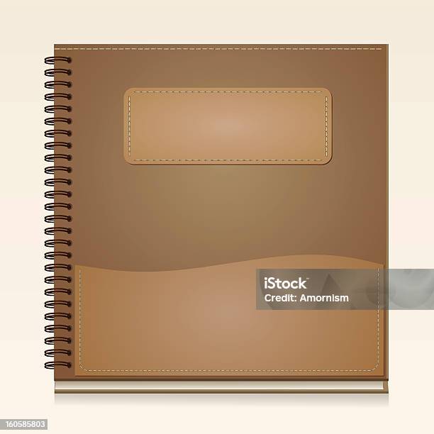 Carta Notebook Coperchio Anteriore - Immagini vettoriali stock e altre immagini di Affari - Affari, Blocco per appunti, Carta