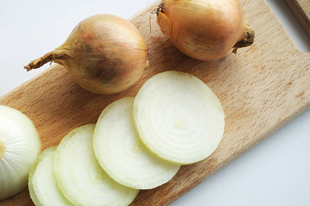 chopped onion stock photo