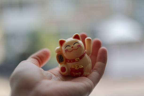 Fortune Cat. Japanese Luck Cat.