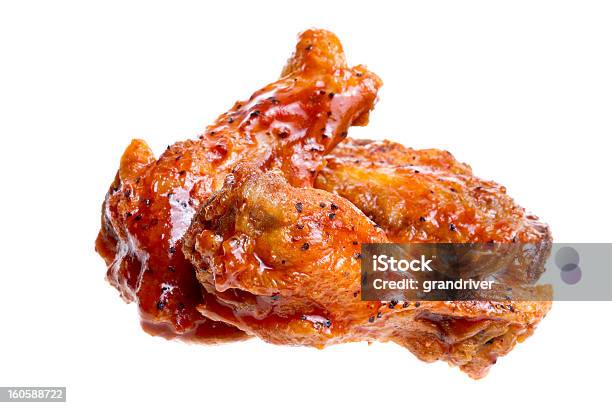 Foto de Isolado Asinhas De Frango e mais fotos de stock de Asa de Galinha - Asa de Galinha, Buffalo Chicken, Figura para recortar