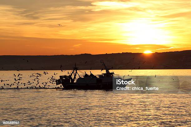 Foto de Barco De Pesca De Volta Para Casa e mais fotos de stock de Estepona - Estepona, Andaluzia, Barco a Motor