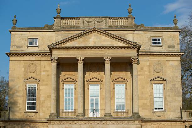 Holbourne Museum Holbourne Museum in Bath, England. Historic Georgian style building with colonnaded portico. bath england photos stock pictures, royalty-free photos & images