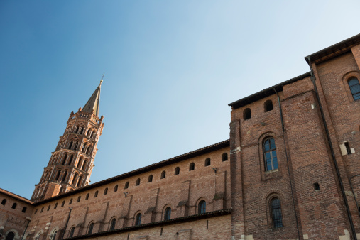 November 2012, Saint-Sernin church, Toulouse, South of France. This church is know like Saint Saturnin from Toulouse too, is largest romanic church in Occitania