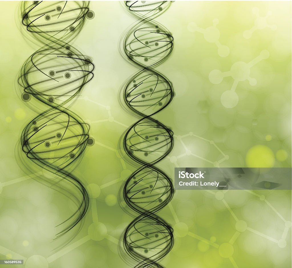 Molécules d'ADN - clipart vectoriel de ADN libre de droits