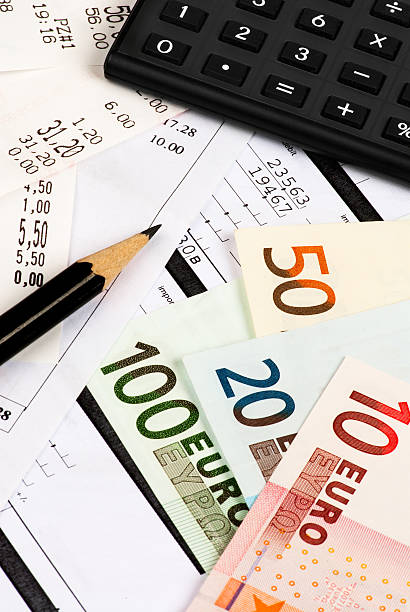 istock Euro, calculator, expenses and pencil 160589567