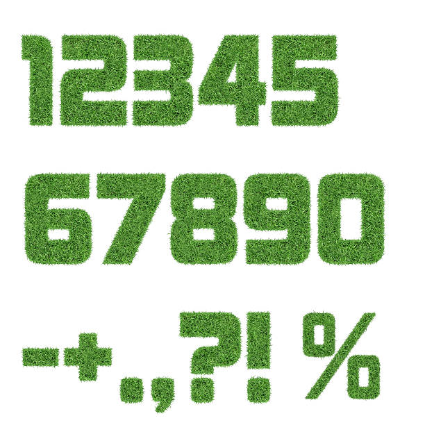 istock The numbers of herbal character 160589838