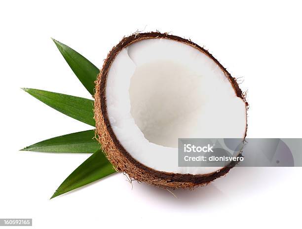 코코넛 및 잎 0명에 대한 스톡 사진 및 기타 이미지 - 0명, 갈색, 건강한 식생활