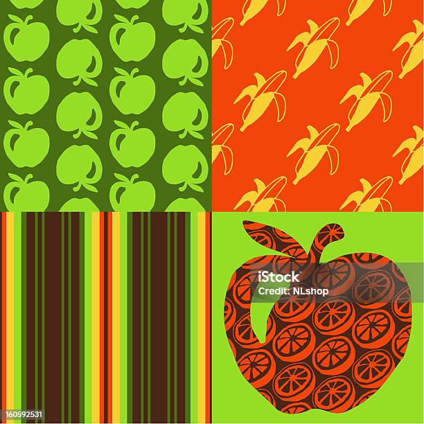 Ilustración de Popart De Frutas y más Vectores Libres de Derechos de Arte Pop - Arte Pop, Colores, Comidas y bebidas