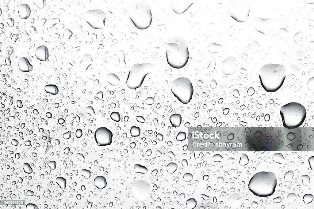 La lluvia en la ventana - Foto de stock de Agua libre de derechos