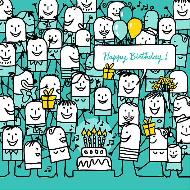 79 Happy Birthday Song Funny Illustrations & Clip Art - iStock