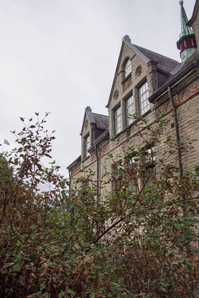 istock Low angle view of a old building 1605953080