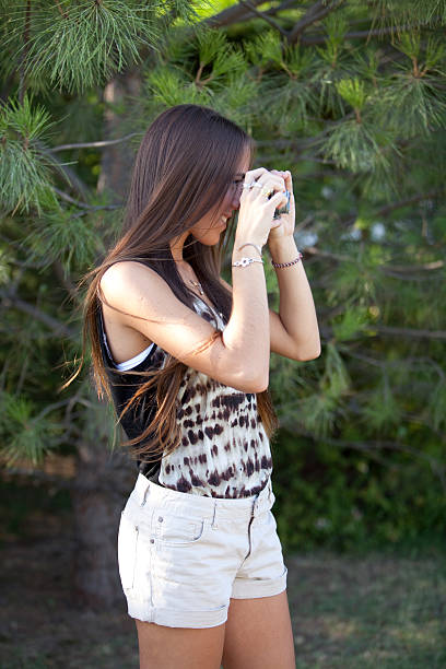 istock Young photographer taking pictures 160595874
