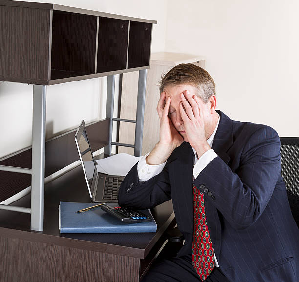 istock Income Tax Season Stress 160595924