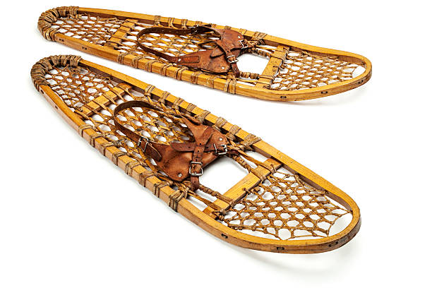 istock vintage bear paw snowshoes 160595989
