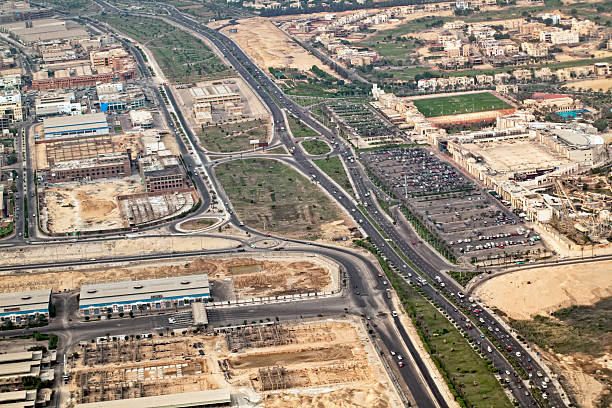 istock Aerial view of an African urban ( Cairo Egypt ) 160596270