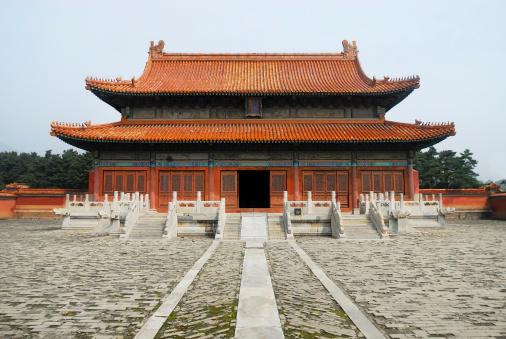 ancient palace in the East Emperial Tomb of Qing Dynasty, Hebei Province, China