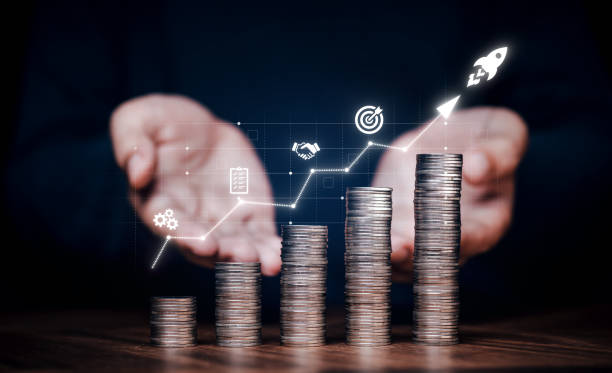 istock Financial growth, Interest rate increase, Interest rate financial 1605997033